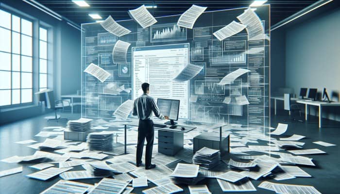 How to Consolidate Tax Debt Effectively: A Guide | DCL How to Consolidate Tax Debt Effectively: A person in an office consolidating tax debts into one payment, viewing a clear financial statement on a computer.