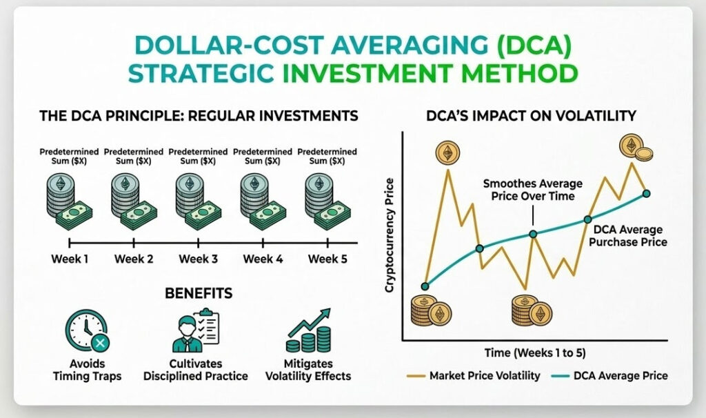 Dollar-Cost Averaging in Cryptocurrency: A Brief Guide